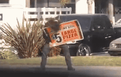 five dollar metal pizza